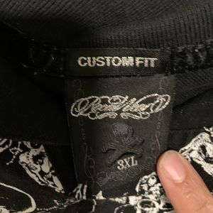 Men’s 3xl rocawear polo skull 💀 print